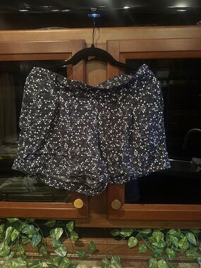 Jessica Simpson Navy and White High Waist Shorts